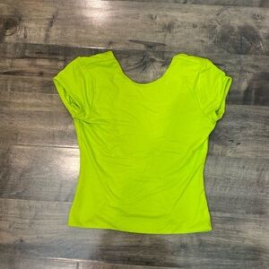 AFRM Low Back Neon Green Top